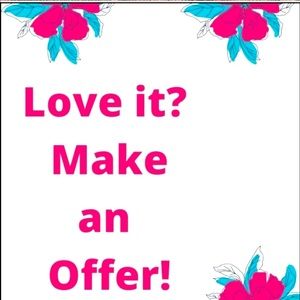 Feel free too make offers on my items!!